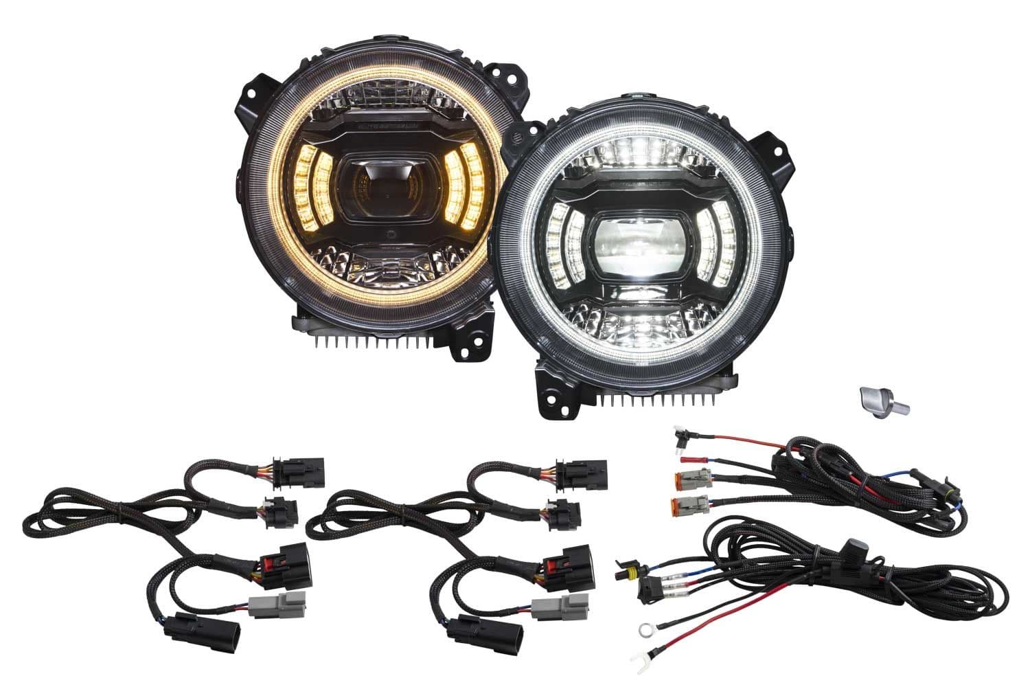 Diode Dynamics Elite Max LED Headlights for 2018-2026 Jeep JL Wrangler image