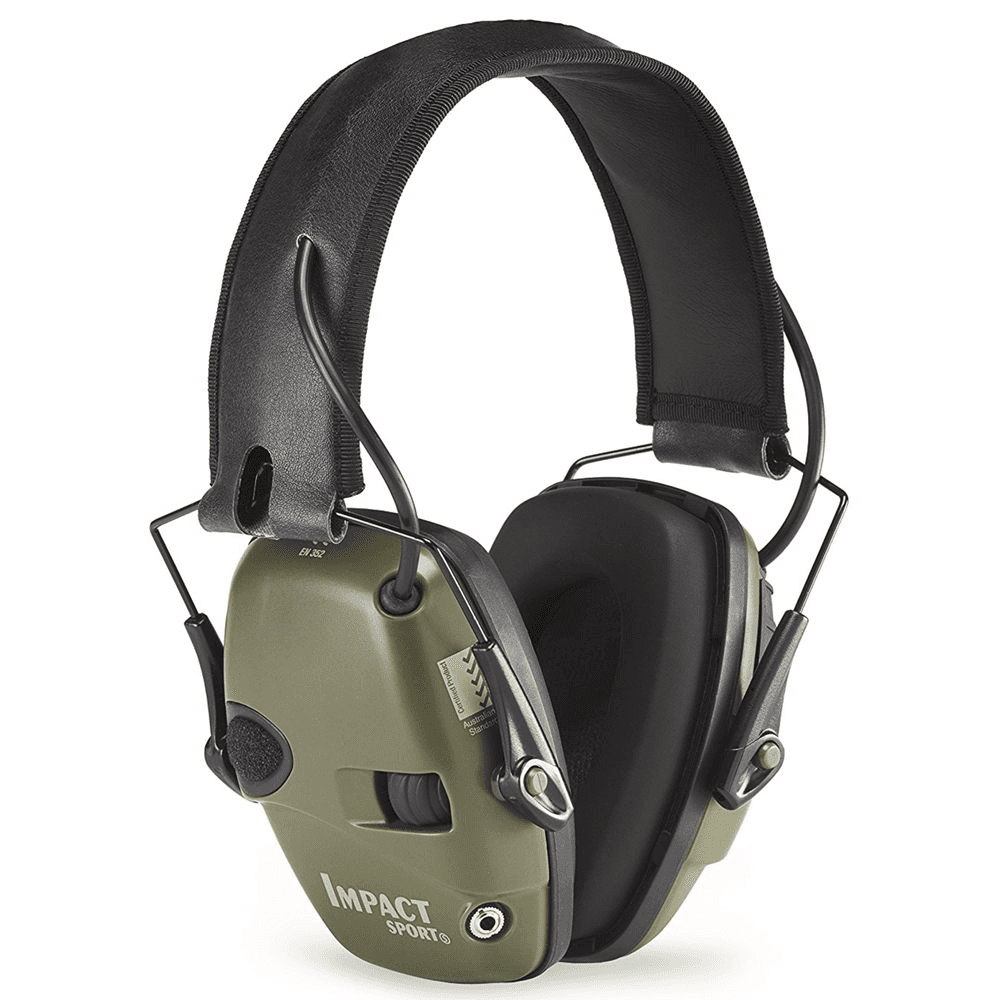 Наушники для стрельбы Howard Leight Impact Sport Sound Amplification Electronic Shooting Earmuff - Hunter Green image